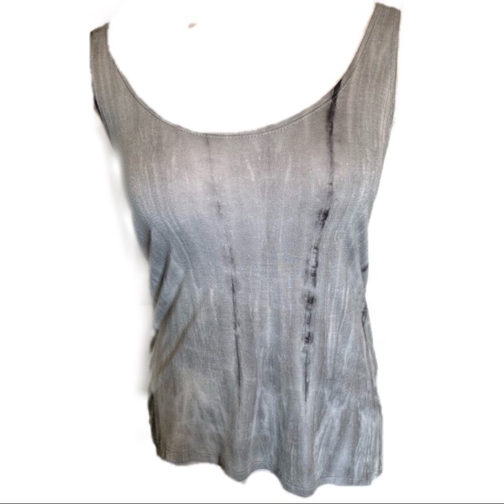 Piko 1988 Gray Tie Dye Tank Top Sz S